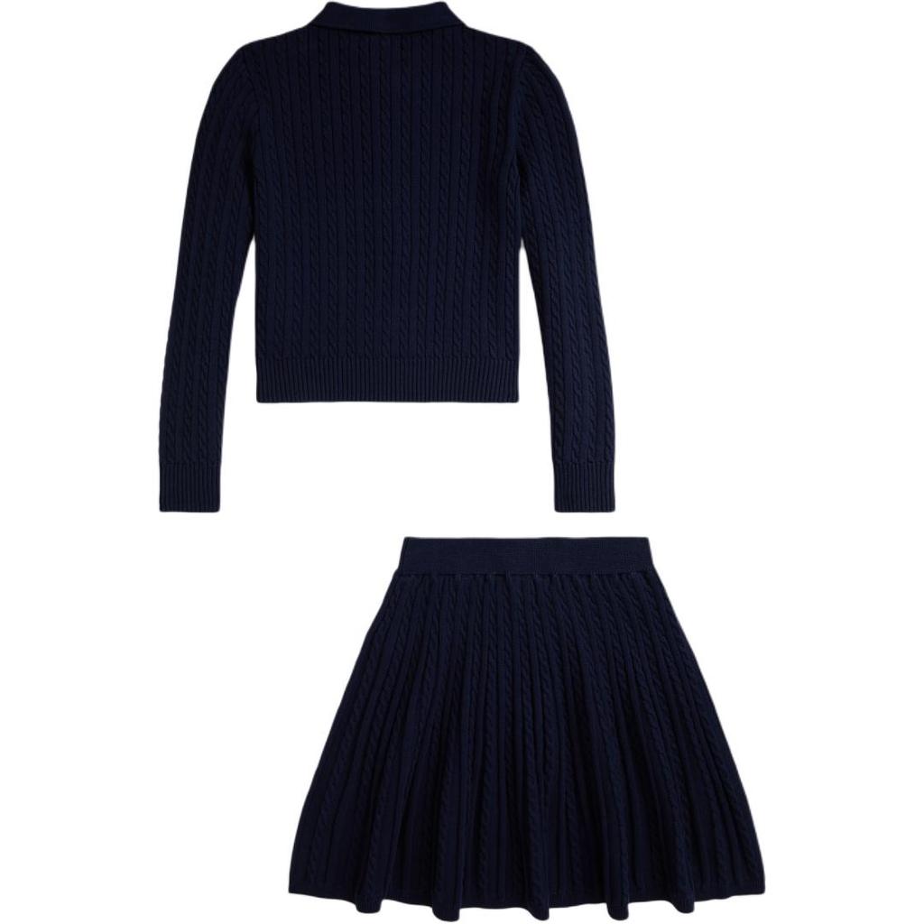 Polo Ralph Lauren Kids Dress Set Knit Cardigan And Skirt Kids Dress Set CWPO2STG2U20026-410