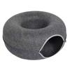 Animal-Shaped Felt Cat Tunnel Bed & Toy