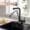CECIPA черный кухонный кран с вращением на 360°, смеситель для кухни под окном