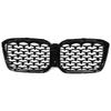 Diamond Look Front Bumper Kidney Grille for BMW X3 G01 X4 G02 2022 2023 2024 M40i sDrive20i M Sport Center Grilles Mesh