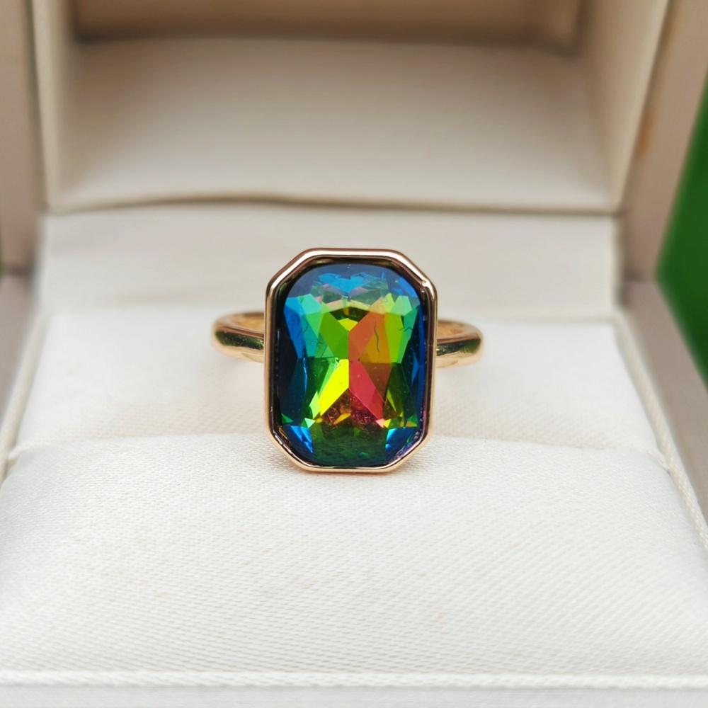 1 шт. Модные квадратные кубические циркониевые открывающиеся регулируемые кольца для женщин, стекируемые парные кольца, ювелирные изделия, аксессуары для свадебной вечеринки