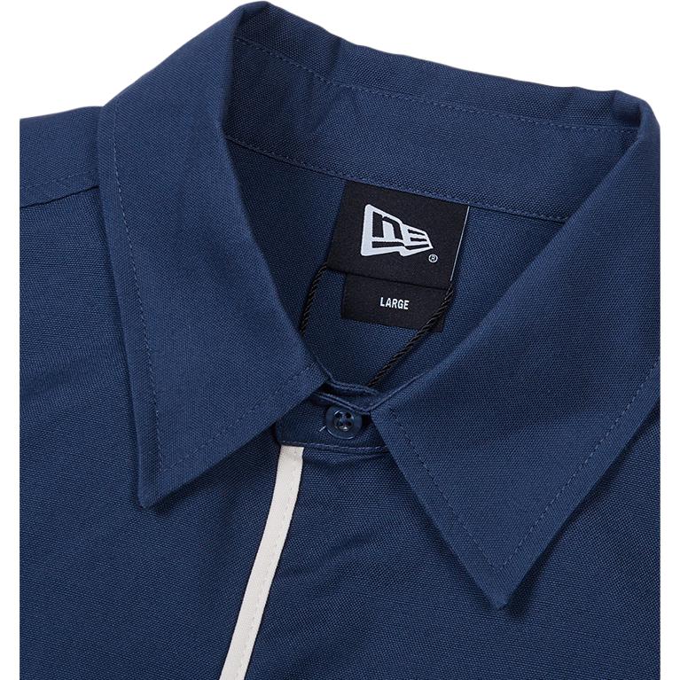 New Era SS23 Серия Колледж-Клуб Логотип MLB New York Yankees Вышивка Винтажная Рубашка с Остроконечным Воротником Унисекс Рубашки Темно-синий 13558576