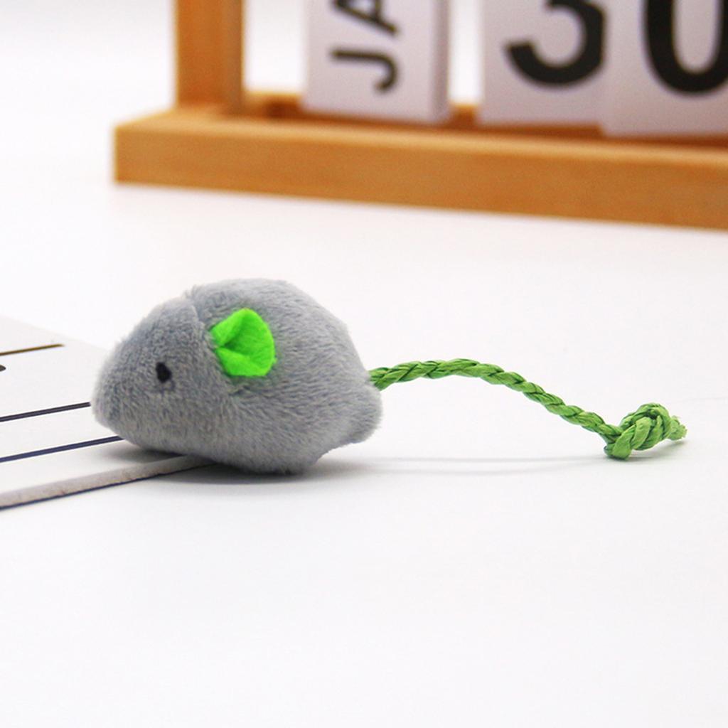 8 шт. плюшевая игрушка для кошек «Мышь», игрушка для котят, длинный хвост для прорезывания зубов у кошек, жевательное кольцо-колокольчик для кошек, подарок для тренировок