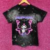 Sanrio Куроми Бабочка Пламя Тай-дай Кавайная Футболка