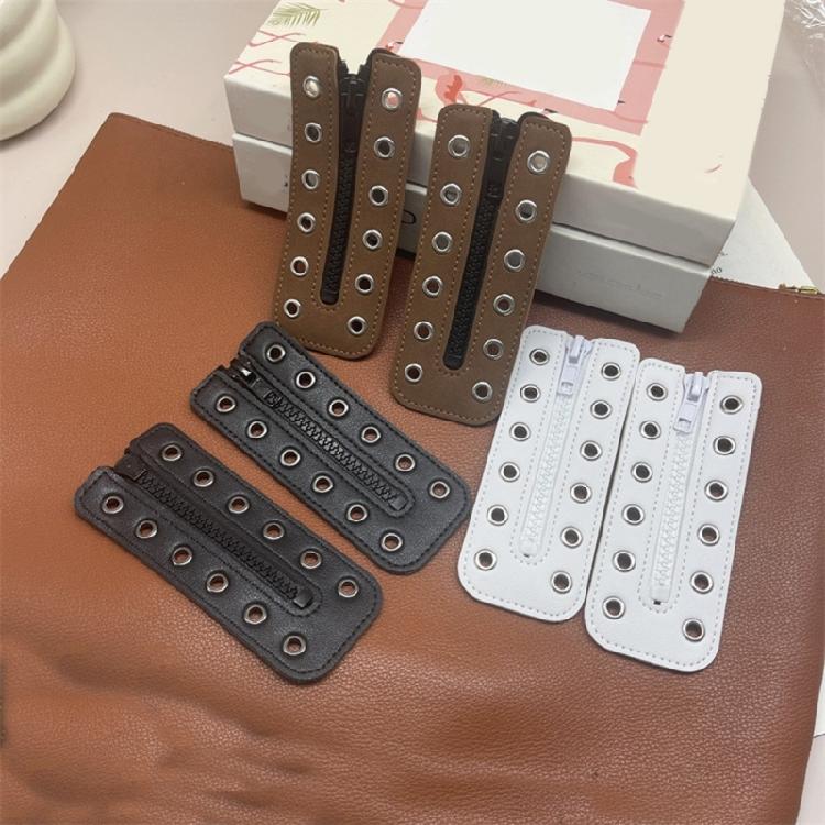 Водонепроницаемая шнуровка из ПУ-кожи на молнии, сменная, с 8 отверстиями, для мужской и женской обуви, ботинок, аксессуары