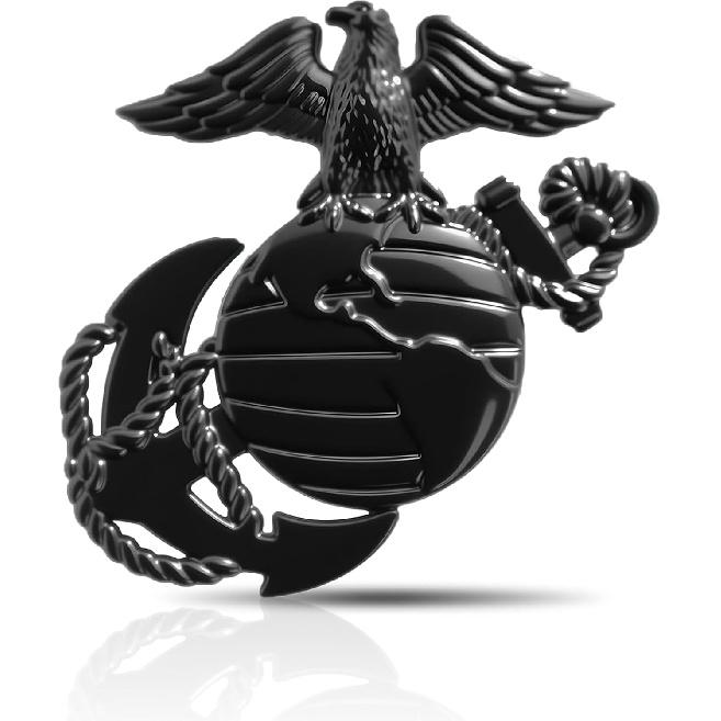 U.S. Marine 3D Eagle Globe Corps Metal Cars Emblem for 250th Anniversary,Eagle Globe Anchor Insignia Decals,Car Medal Gift for Veterans and Military