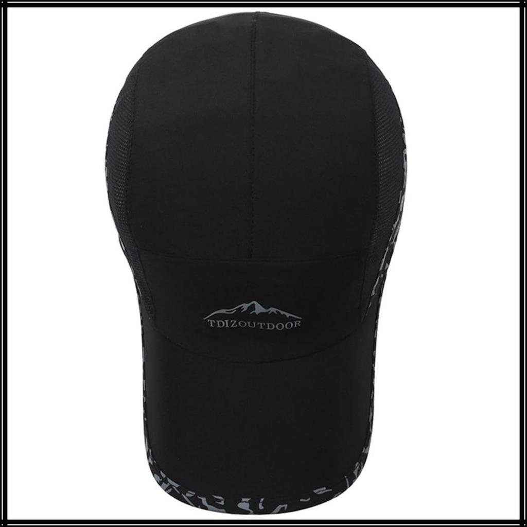 Hat Cap Mesh Breathable Outdoor Climbing Baseball Fishing Sunshade UV Protection Lightweight CZA496 [White Fang] Men's (White)