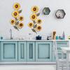 3D Металлический Декор С Подсолнухом Для Стен, Уличные Декоративные Ограждения, Садовые Украшения