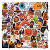 60/110 New Halloween Cartoon Graffiti Stickers Suitcase Notebook Decoration Stickers