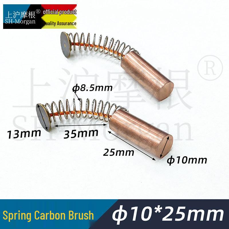 Cylindrical Clutch Carbon Brush Copper Round Screw Rod 6x38 8x30/40