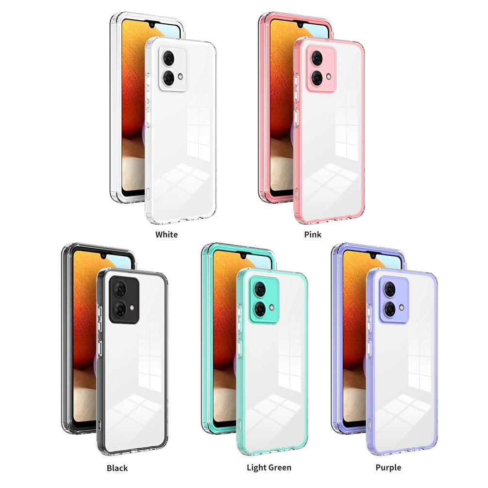 Прозрачный защитный чехол 2 в 1 для Moto G84 G54 G14 G53 G13 G23 G73 G72 G52 G22 G31 G41 G62 E13 E32 E22 G30 G10, противоударный чехол