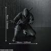 3d Printed Black Cool Ninja Pen Holder for Home Decor Decorative Figurines Desk Accessories Novelty Gift