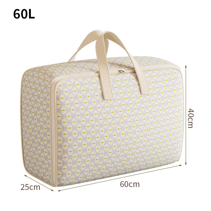 Large Capacity Storage Bag Gray Corrugated Storage Box Clothing Moving Travel Storage Bag Foldable Quilt Container