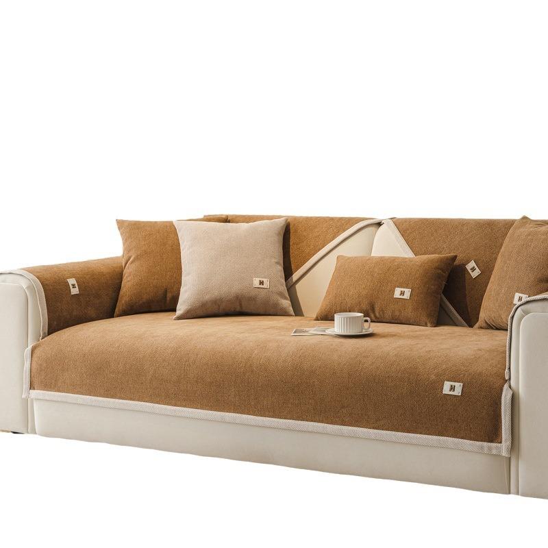 Chenier Sofa Cushion Four Seasons Universal Fabric Non-Slip Leather Sofa Simple Fashion Seat Cushion Non-Slip Cushion