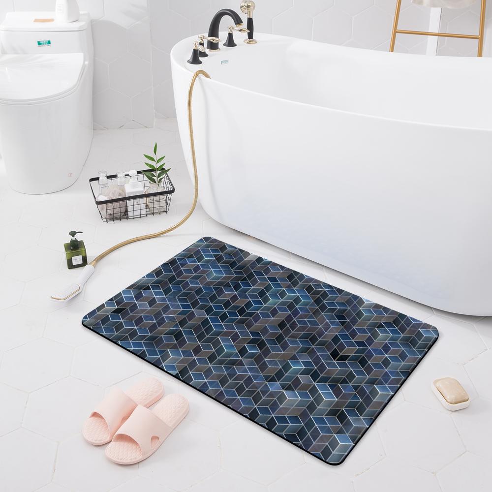 Absorbent Non-slip Mat Porch Door Mat Bathroom Toilet Floor Shower Room Bathtub Carpet Kitchen Rug