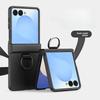 Samsung Galaxy Z Flip 7 6 5 4 3 ZFlip7 FE Всесторонняя защитная противоударная накладка на шарнир с кольцом Чехол для складного телефона