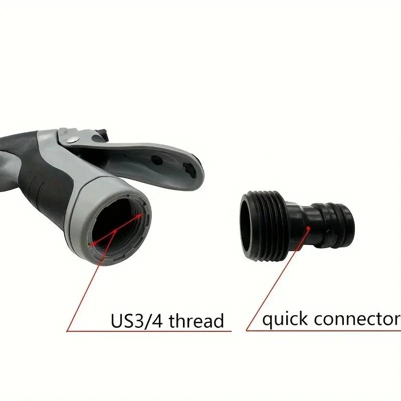New High-Pressure Car Wash Spray Long Rod Gun, Equipped With Removable Soap Spray Gun Anti-Skid Handle Foam Spray Pipe - Suitabl
