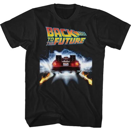 Футболка для мужчин Camiseta Летняя футболка с коротким рукавом Футболки Назад в будущее Футболка Топы Уличная одежда