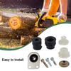 For =Stihl 026=- MS260 024 MS240 Complete AV Mount Buffer Set Chainsaw Parts Rubber Nylon With Cover Screws Garden Tool