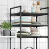 Multi-Layer Kitchen Rack Floor Standing Bathroom Storage Shelves Without Punching Holes Household Multi Layer Kitchen Storage