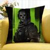 C-Call Of D-Duty Ghost Chibis Various Sizes Square Pillow Case For Car Home Bedchamber Decor