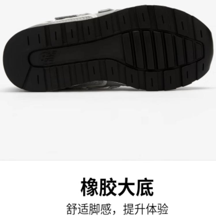 New Balance NB 996 Амортизация Устойчивость к истиранию Дышащие Низкие Беговые кроссовки Классические Серые Детские YV996GR3