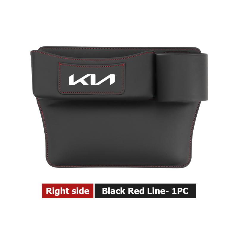 LQFH2 For KIA Car Door Side Seat Gap Storage Box Cup Holder Interior Accessories Rio K5 K2 Sportage Ceed Sorento Picanto Stinger Soul