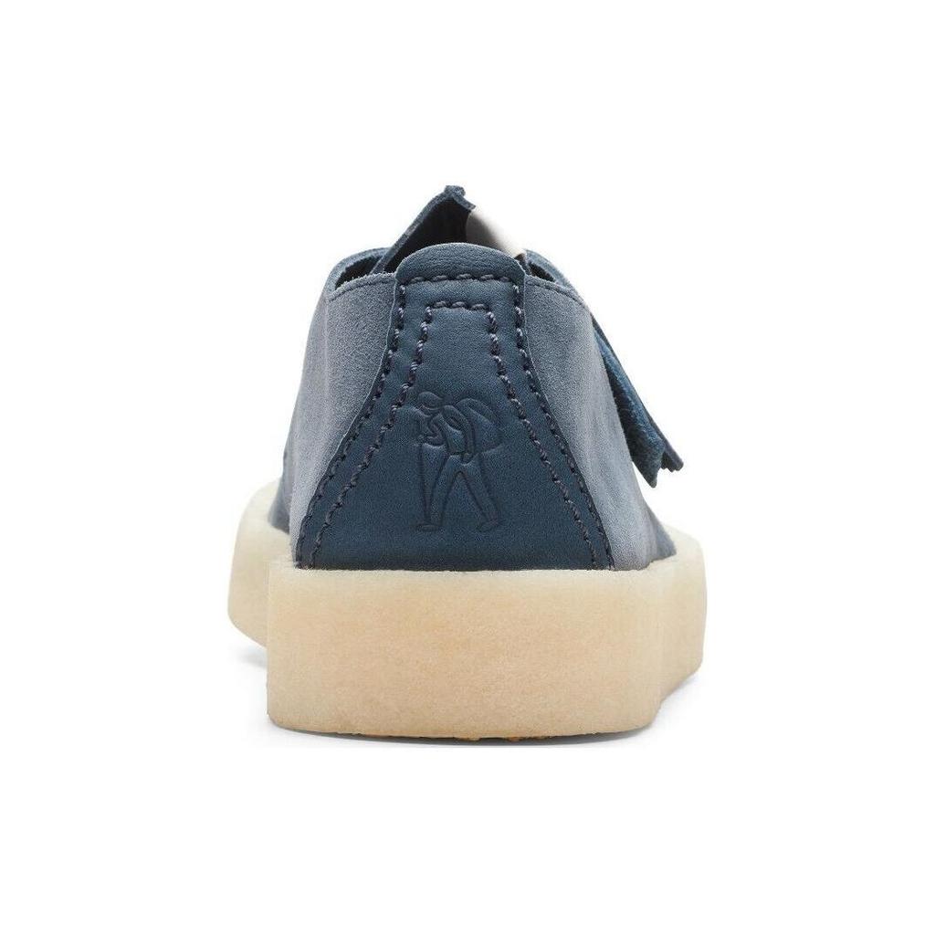 Clarks Originals Замшевые Круглый Носок На Шнуровке Повседневная Обувь Мужские кроссовки Синий 26166223