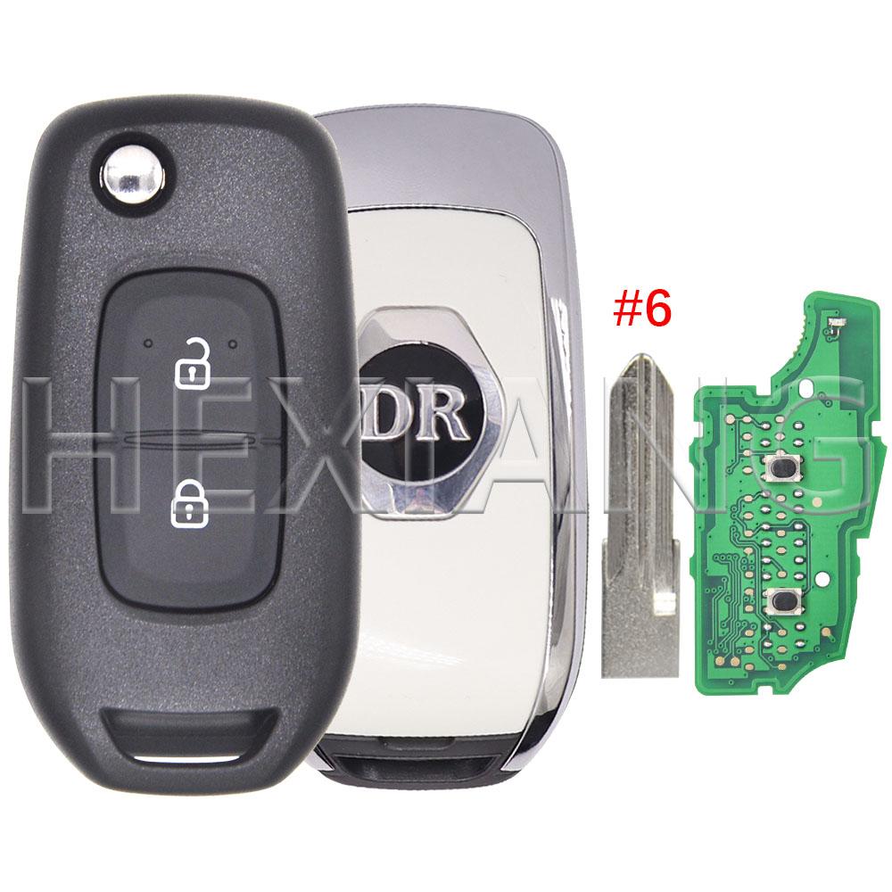 Пульт дистанционного управления для автомобиля Datong World для Renault Kiwid Dacia Logan 2 Megane Kadjar Duster Clio4 Dokker 4A Чип PCF7961M 433 МГц