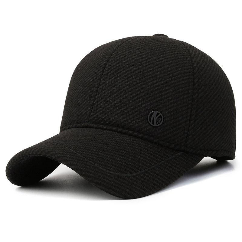 For All Occasions Multi Use All Purpose Fresh Latest Brand New Auturnn Thick Warm Men Winter Baseball Cap With Ear Flaps, Ideal Choice For Gifts