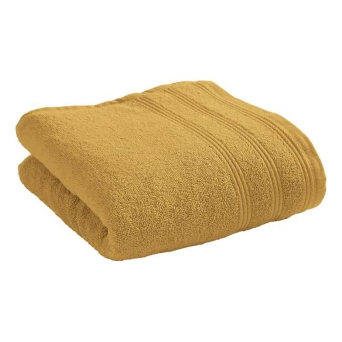 Set of 6 "Spa" Terry Towels 50 X 100 Cm - 400 Gr-m² - "Spa" Corn Yellow