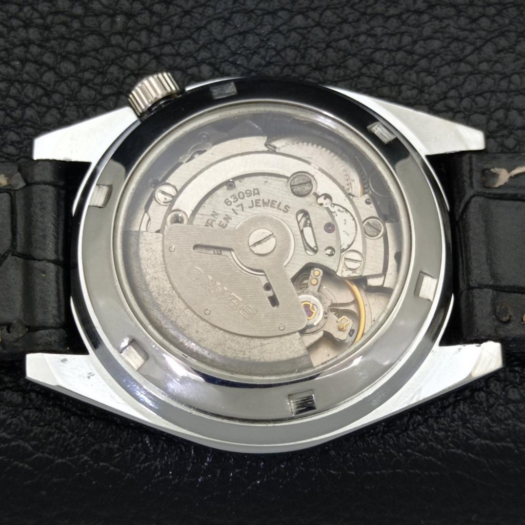 ВИНТАЖНЫЕ ВОССТАНОВЛЕННЫЕ ЧАСЫ SEIKO 5 АВТОМАТИЧЕСКИЕ ЯПОНСКИЕ МУЖСКИЕ ЧАСЫ С ЗЕЛЕНЫМ ЦИФЕРБЛАТОМ a440421-4