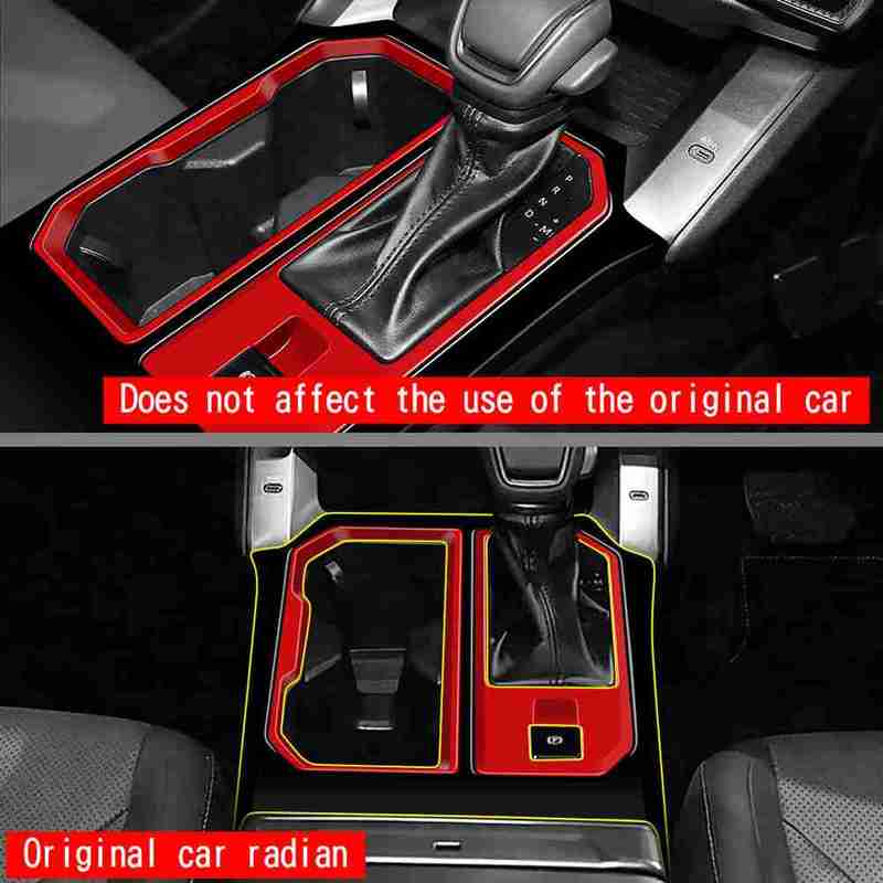 Car Interior Accessories For Toyota RAV4 2026 RHD Gear Shift Panel Frame Trim Sticker Car Gear Shift Panel
