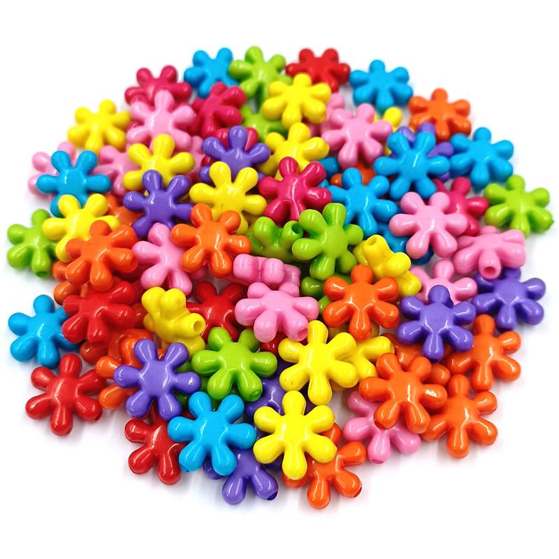 Бусины с буквами, свободные бусины для изготовления украшений своими руками, подвеска, изготовленная вручную из бисера конфетного цвета, цветок, звезда, клубника, бусины с отверстием