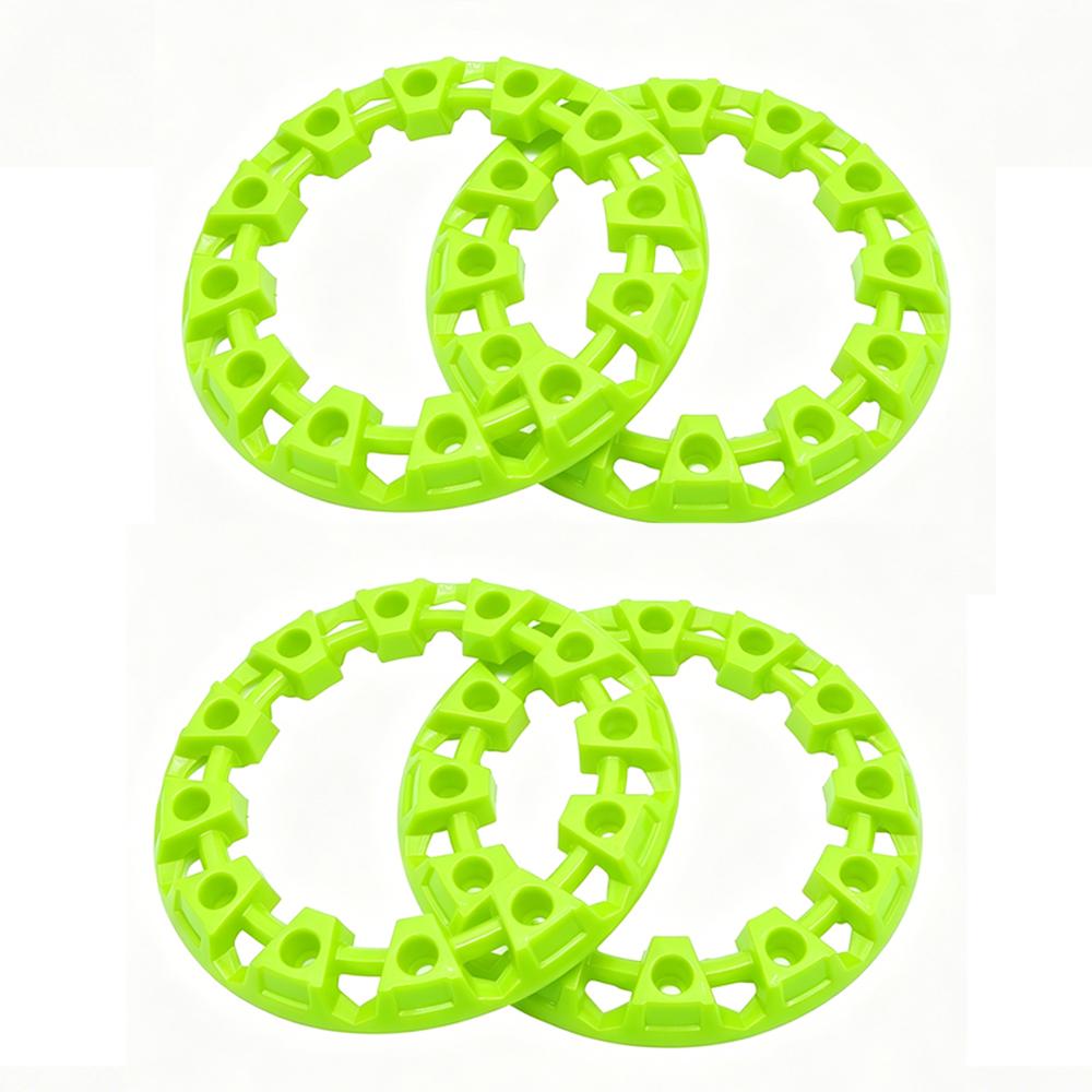 4pcs 8-inch ATV Wheel Trim Hub Protection Decor Rim Cap Universal Vehicle All Terrain wheel Plastic Cover fit to 8 inch wheels
