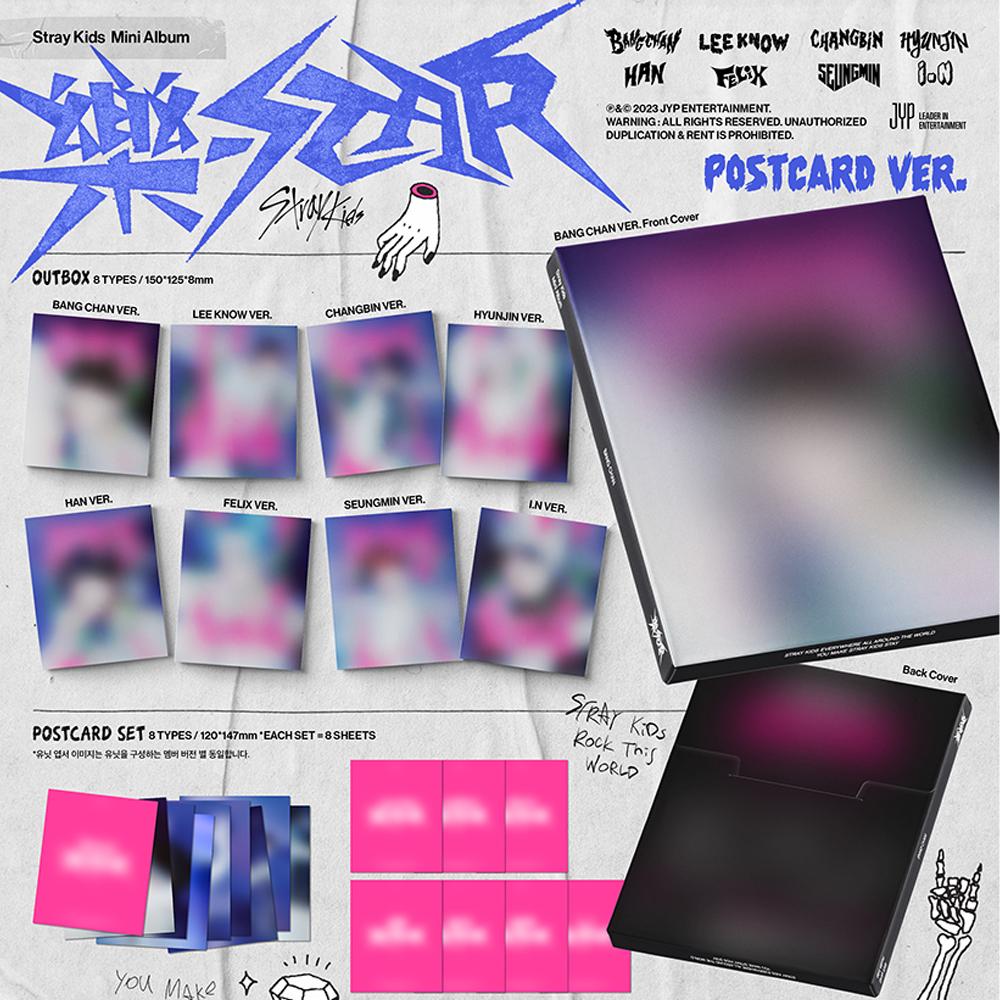 Stray Kids Мини-альбом Rock-Star POSTCARD VER. (ВЫБОР)