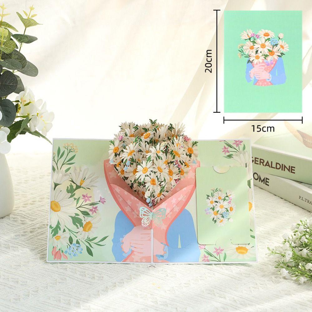 Anniversary Card Pop up Card 3D Post Card Birthday Cards for Valentine's Day Mother's Day