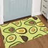 Cartoon Avocado Pattern Door Mat Washable Anti-slip Entryway Rug for Kitchen Bathroom Indoor Home Use Decoration Chambre