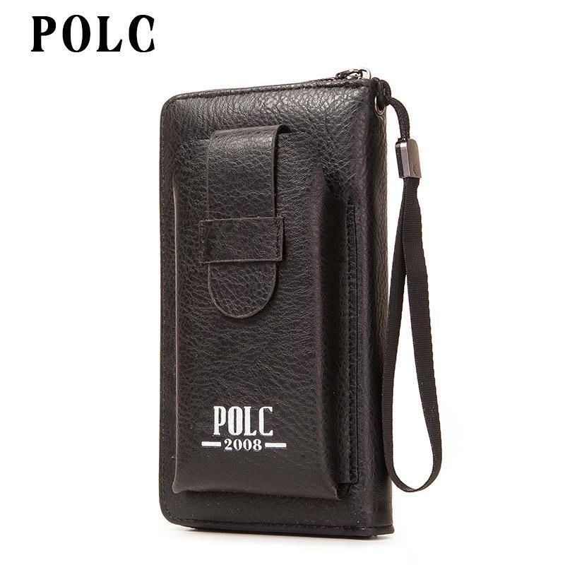 Мужской клатч большой емкости, мужские кошельки, карман для мобильного телефона, карман для карточек, высококачественный универсальный кошелек для мужчин, клатч