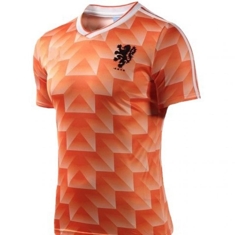 1988 Netherlands National Team Retro Training Jersey Men Women Short Sleeve Football Shirt Sports