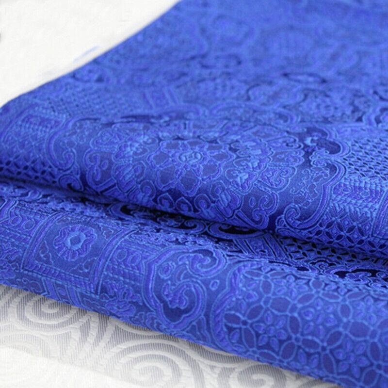 Атлас Шелк Брокат Жаккард Цветочная Ткань Винтажное Платье Костюм Ткань для Рукоделия Одежды Ципао Наволочки Ткань для Шитья DIY