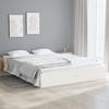 VidaXL Bed Frames White Solid Wood 140x190 Cm 820083