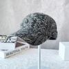 25 осень и зима новая ретро джинсовая бейсболка с принтом женская кепка для маленького лица модная шляпа