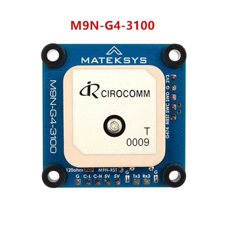 Mateksys M9N-G4-3100 GNSS GPS Module FPV Drone UAV AP_Periph DroneCAN CAN FD RM3100 Compass UART MSP ArduPilot INAV Compatible