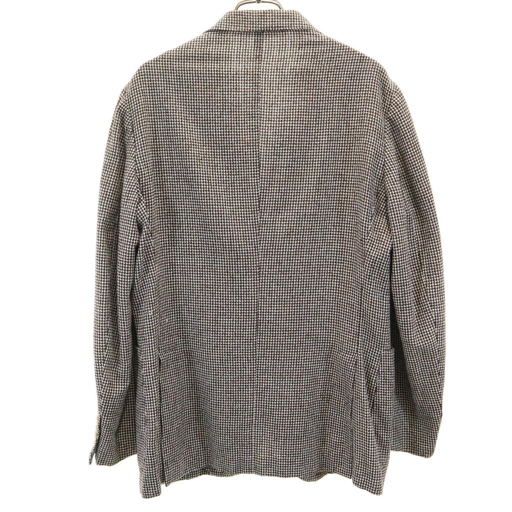 THE GIGI НЕ ОГЛЯДЫВАЙСЯ Сделано в Италии Шерстяная смесь Гусиная лапка Приталенный пиджак Мужской Б/у