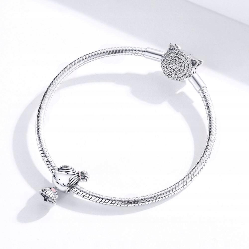 Charms Do Pandora Srebro 925 Charms Pandora Charms Dziewczynka