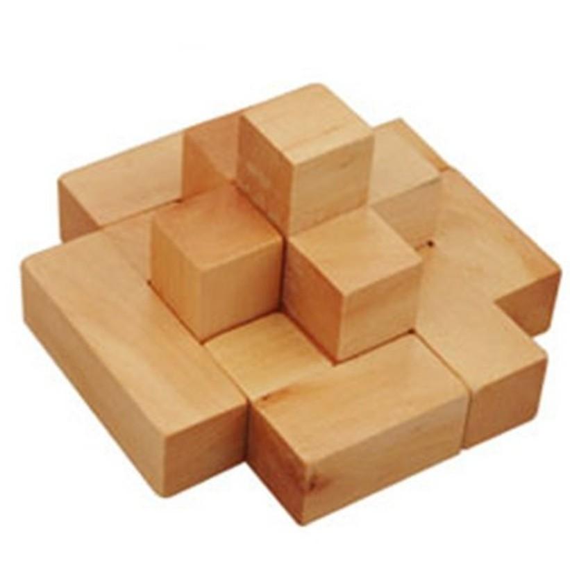 Big Sol Storming Wood Soma Cube, популярные корейские головоломки