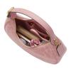 Coach 22 Emily Classic Monogram Denim And Smooth Leather Shoulder Bag Regular Small Women shoulder bag Pink CEN04-IMNH1