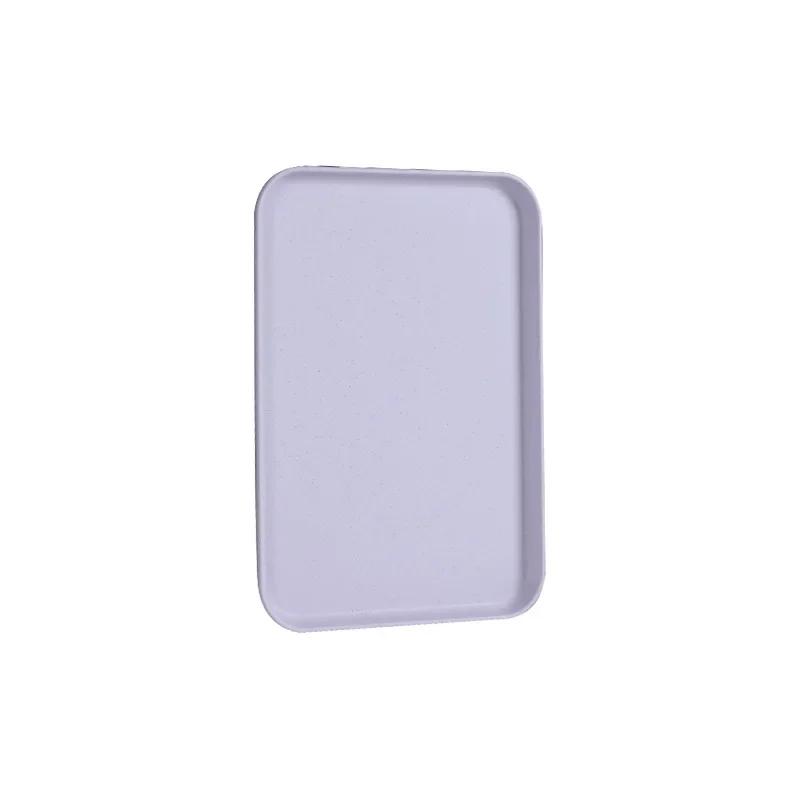 Новый Nordic PP поддон пластиковый поддон еда хлеб форма зеленый прямоугольный хранение бытовые кухонные принадлежности отель сервис поднос десерт