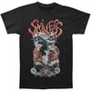 Мужская футболка Skinless Savagery Мужские Женские Футболки Топ Черный